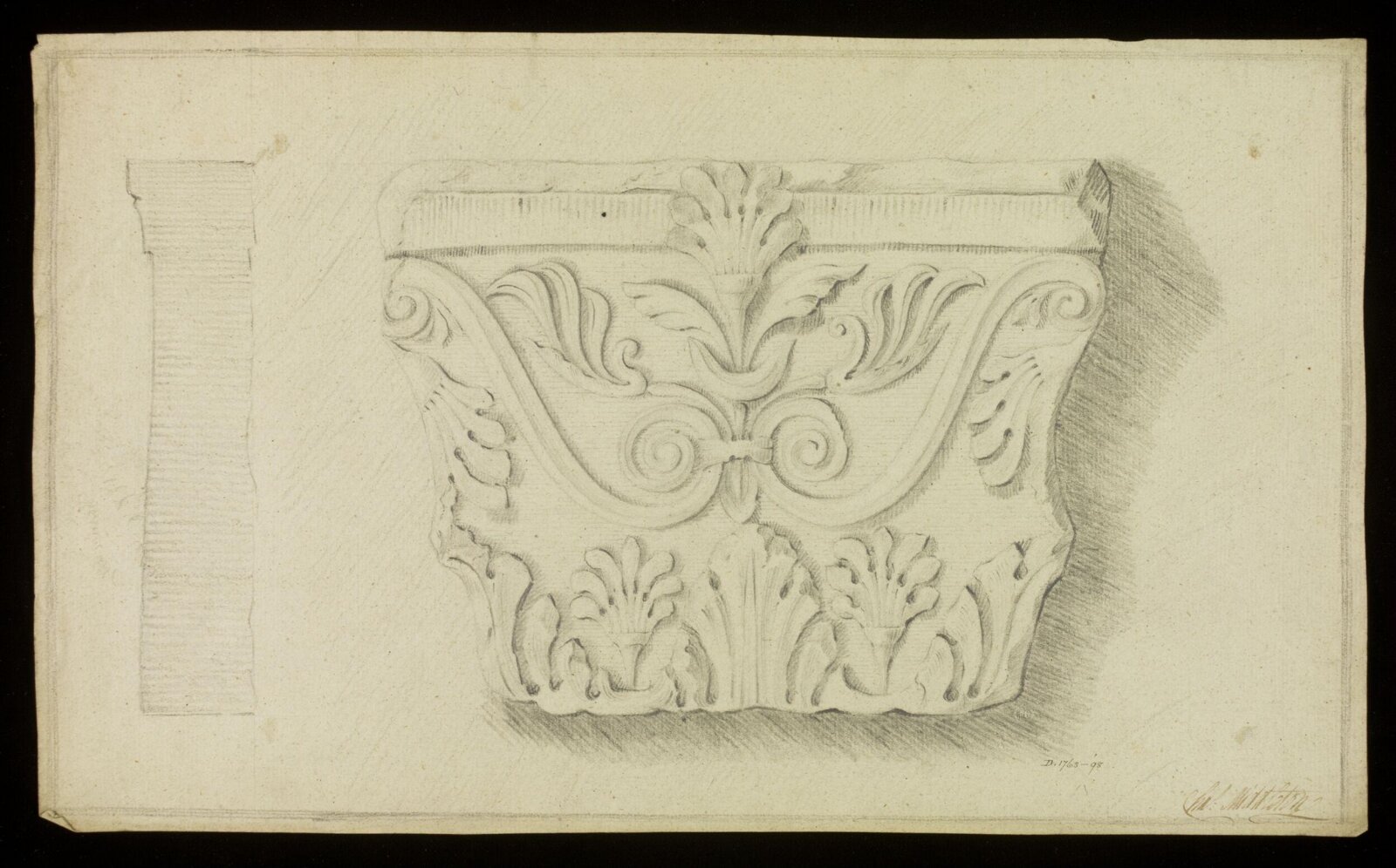 Drawing, Richard Jupp, 1797-98.