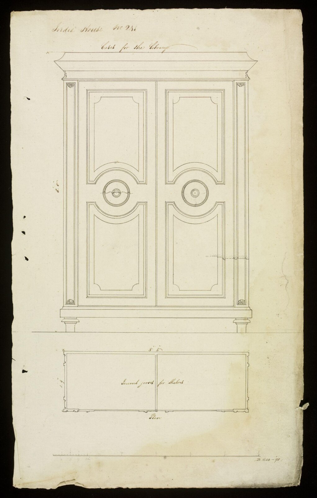 Drawing, Richard Jupp, 1797-98.