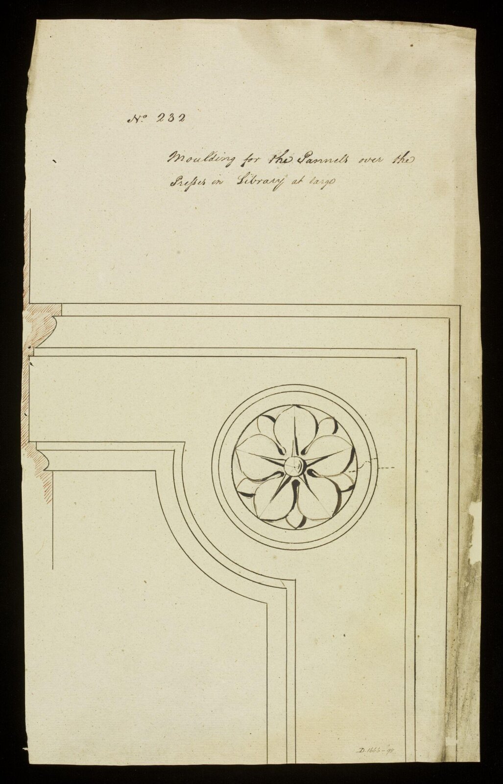 Drawing, Richard Jupp, 1797-98.