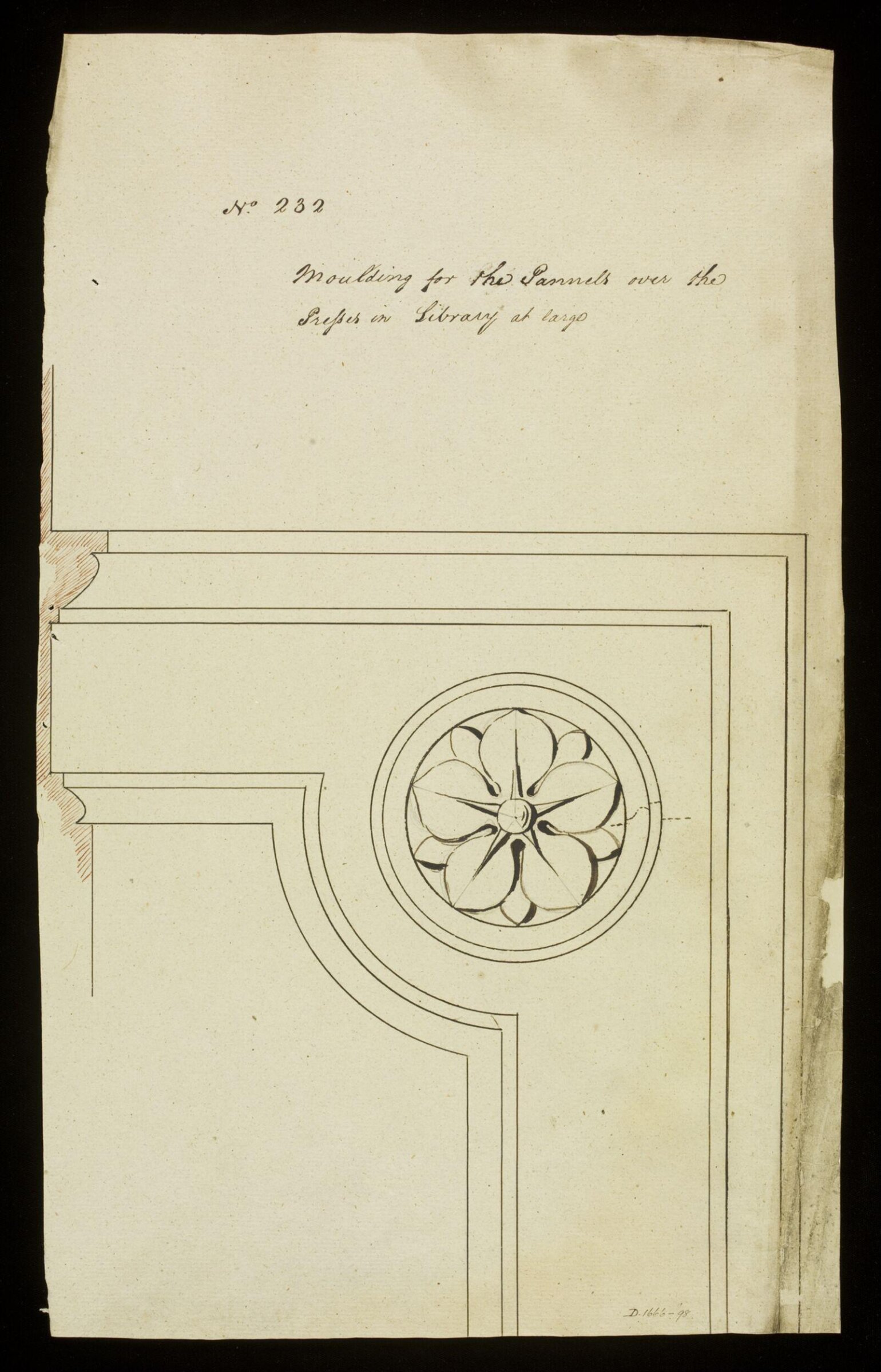 Drawing, Richard Jupp, 1797-98.