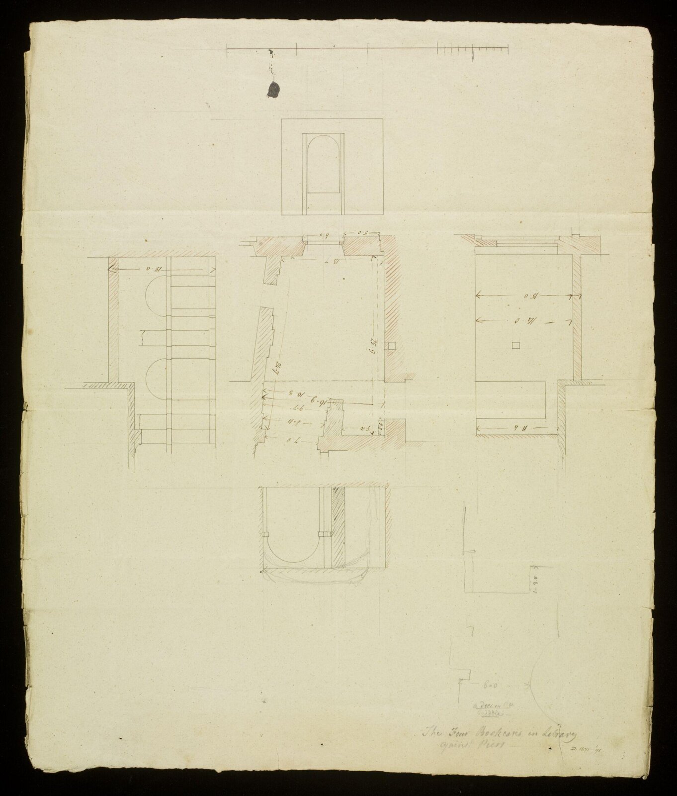 Drawing, Richard Jupp, 1797-98.
