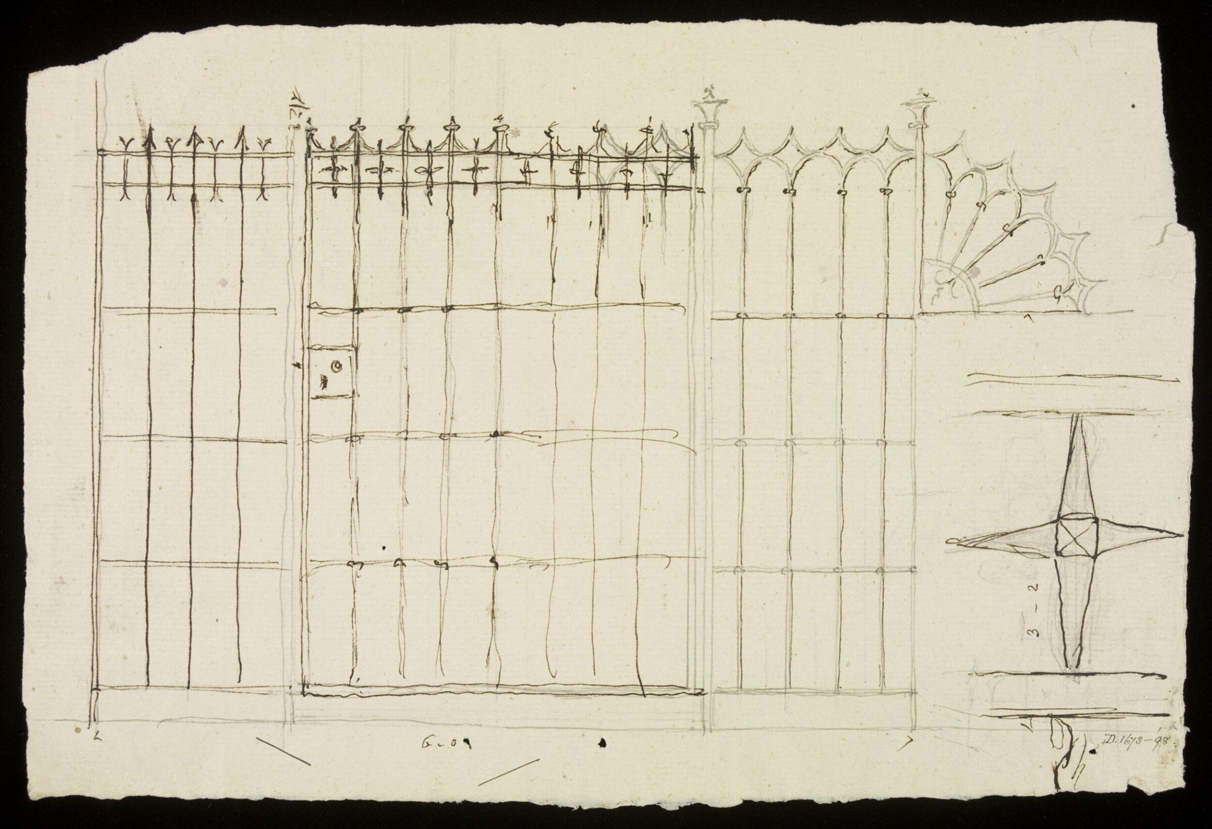 Drawing, Richard Jupp, 1797-98.