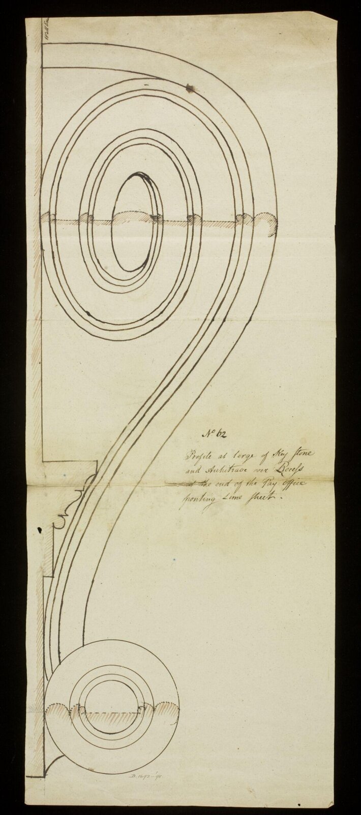 Drawing, Richard Jupp, 1797-98.