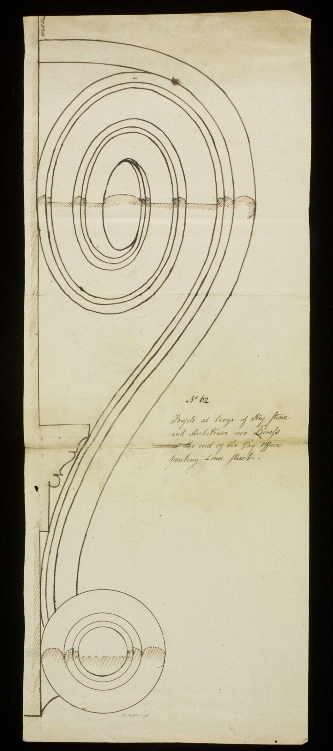 Drawing, Richard Jupp, 1797-98.