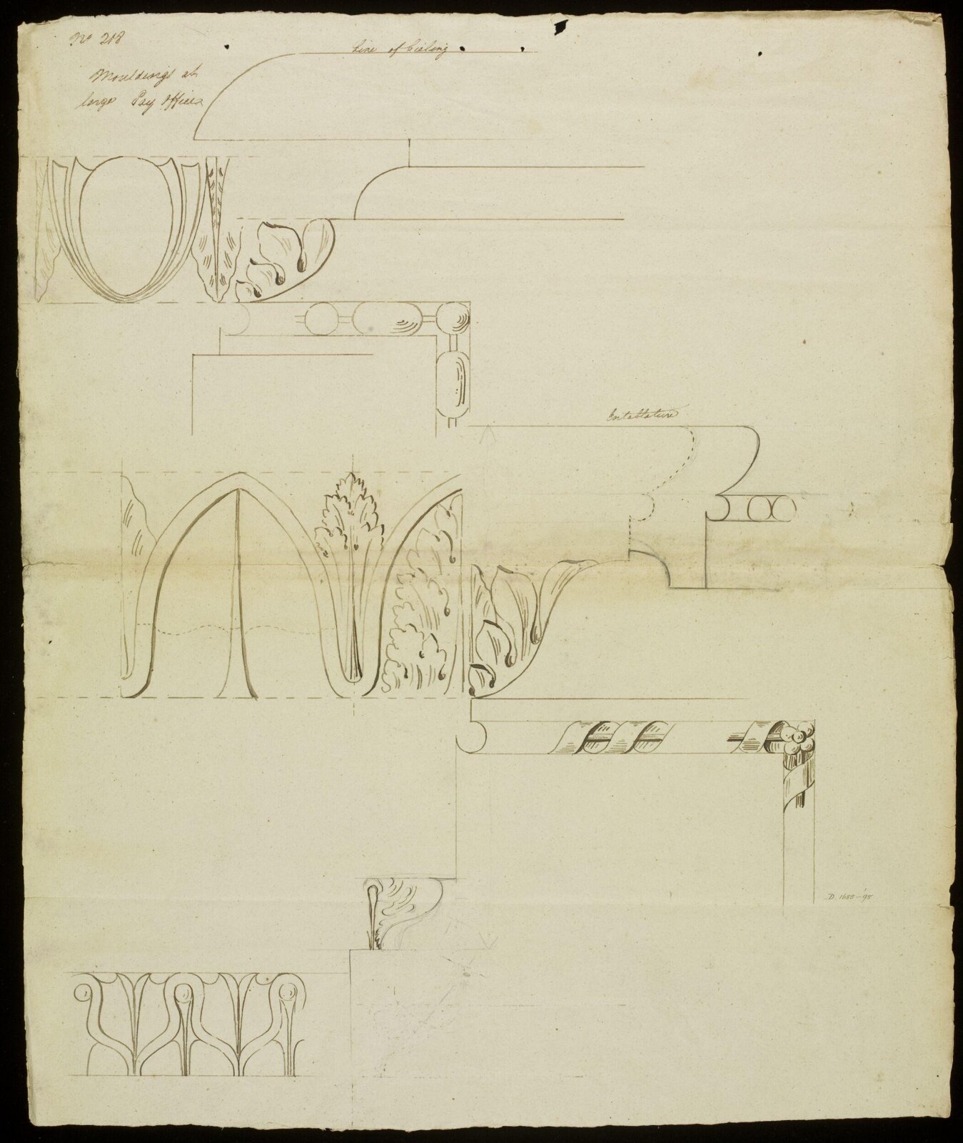 Drawing, Richard Jupp, 1797-98.