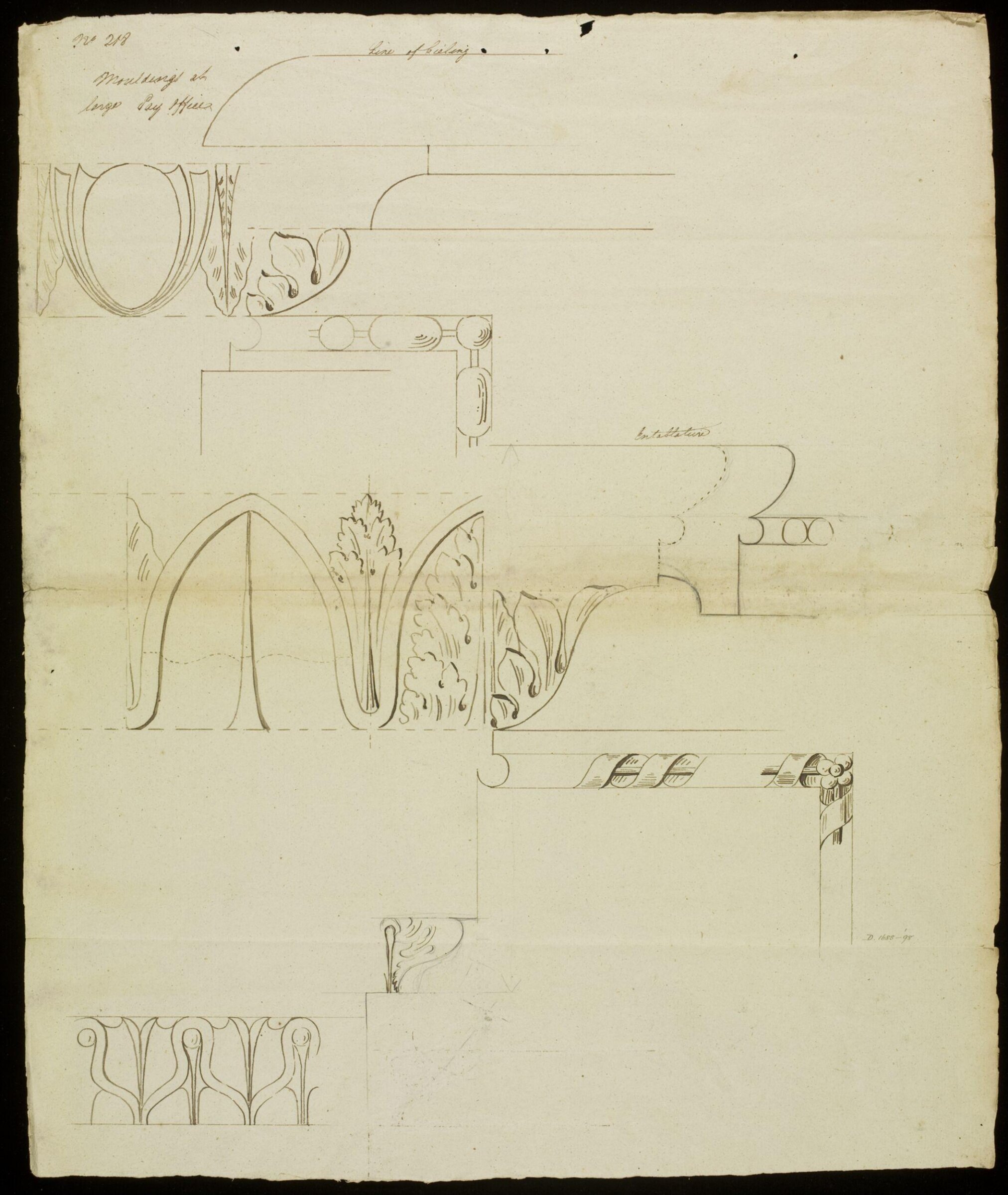 Drawing, Richard Jupp, 1797-98.