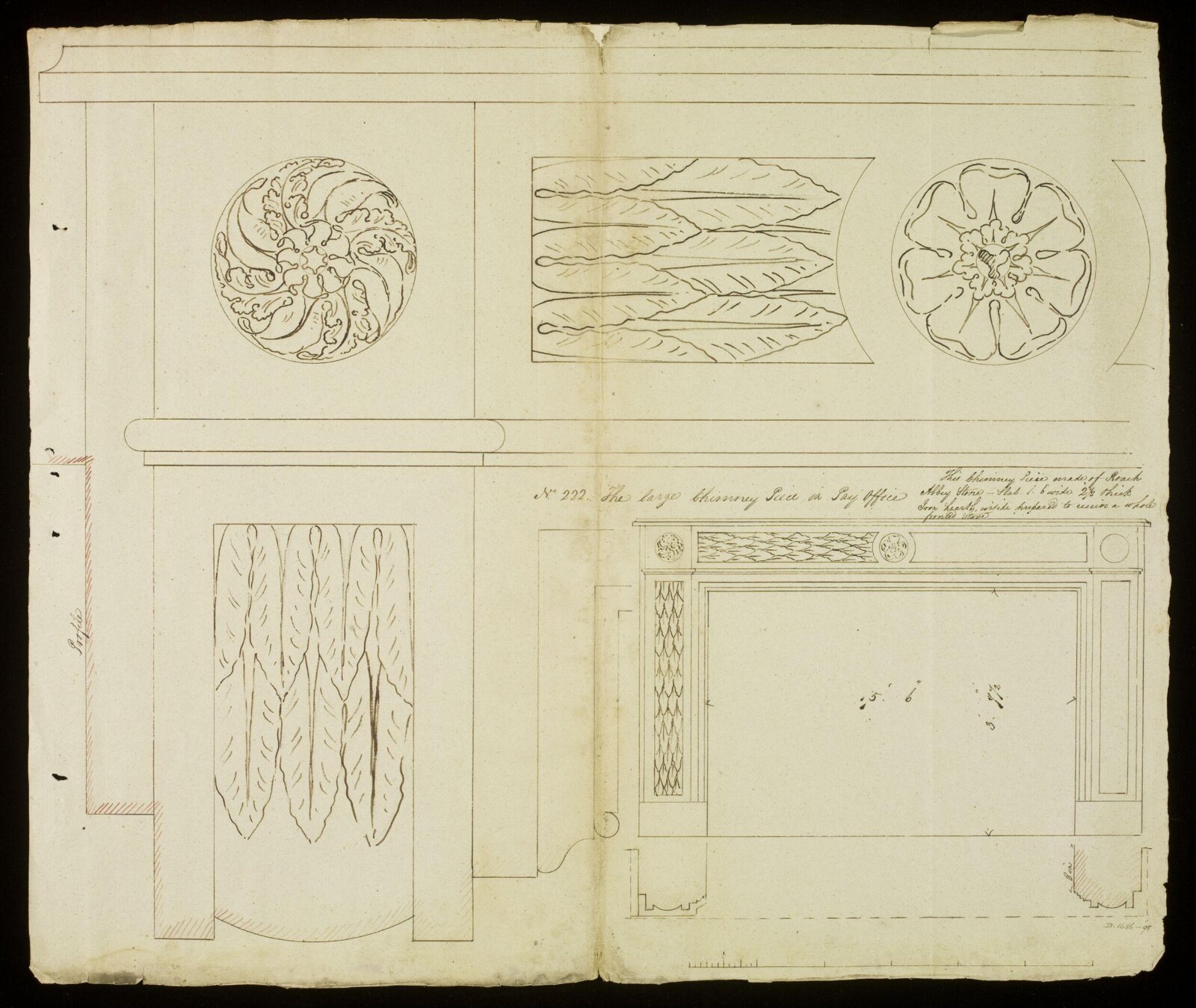 Drawing, Richard Jupp, 1797-98.