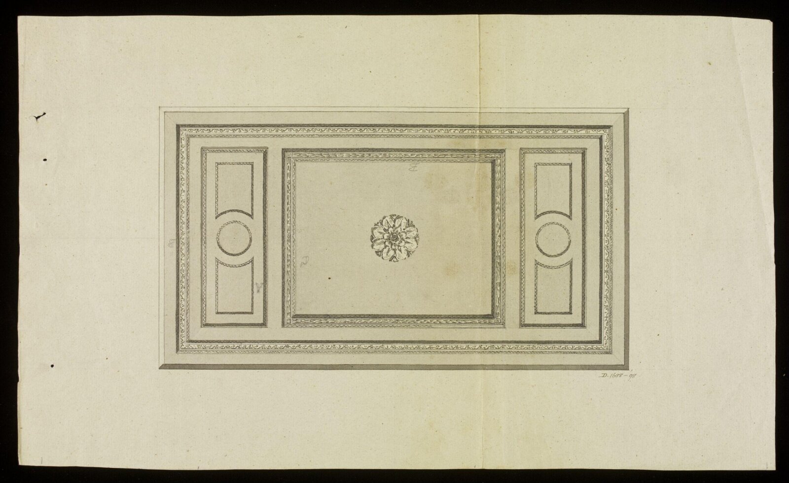 Drawing, Richard Jupp, 1797-98.