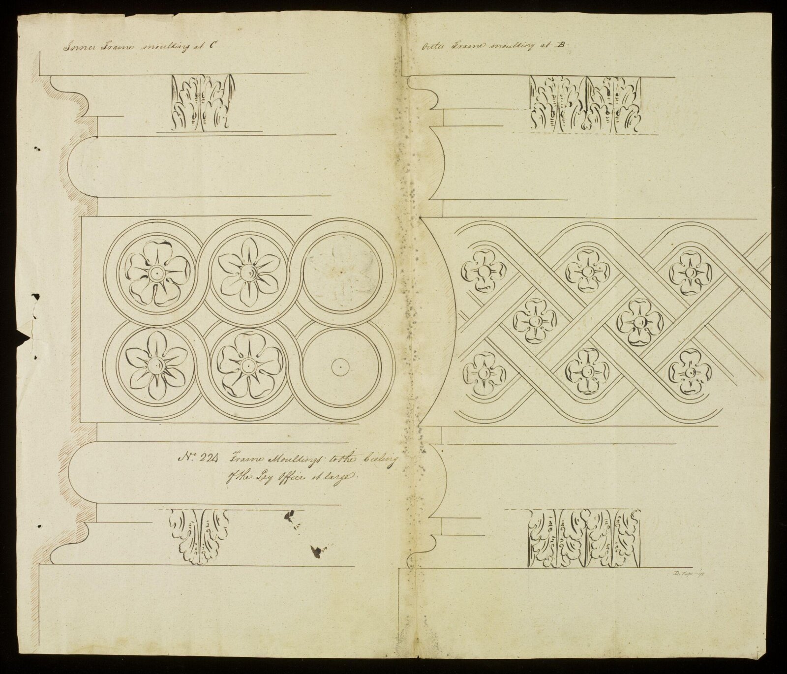 Drawing, Richard Jupp, 1797-98.