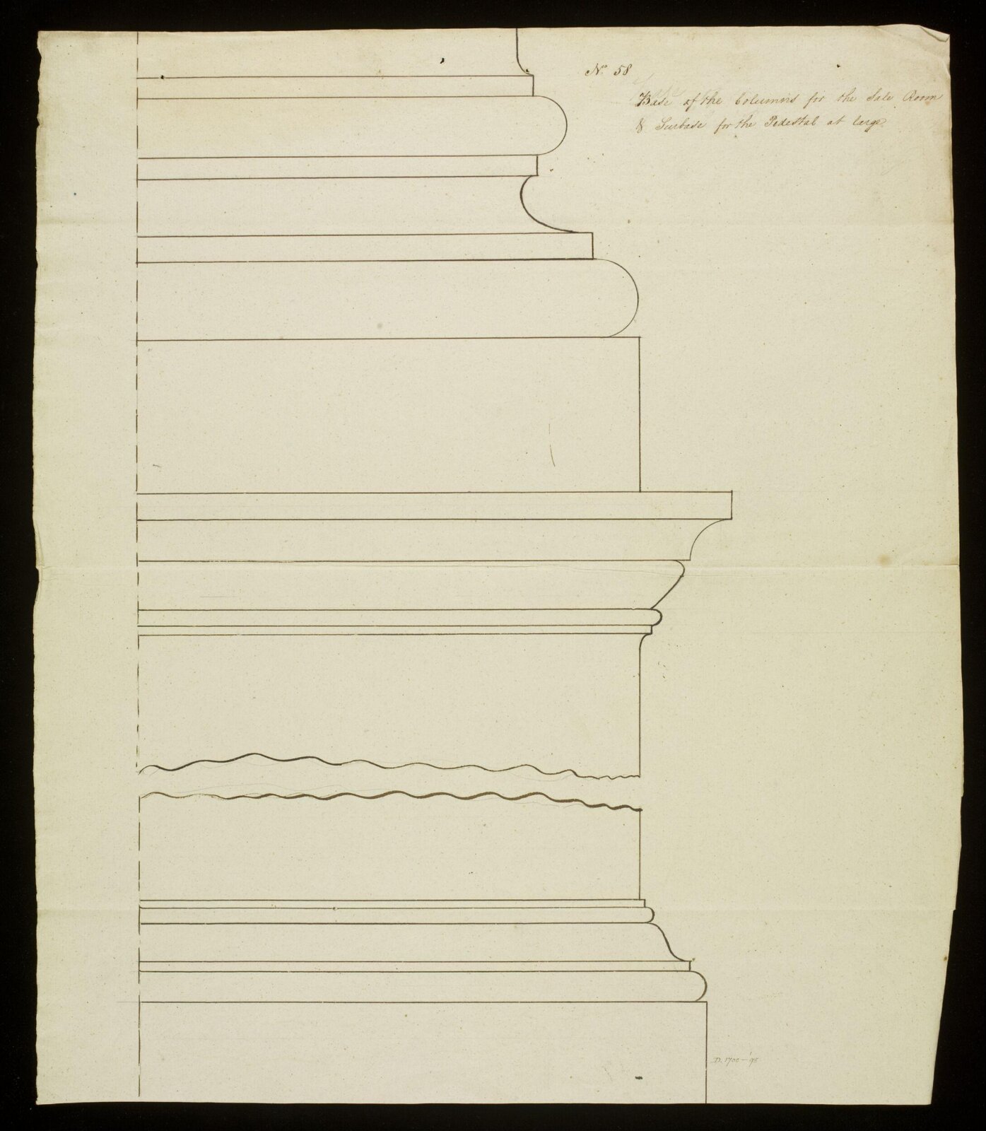 Drawing, Richard Jupp, 1797-98.