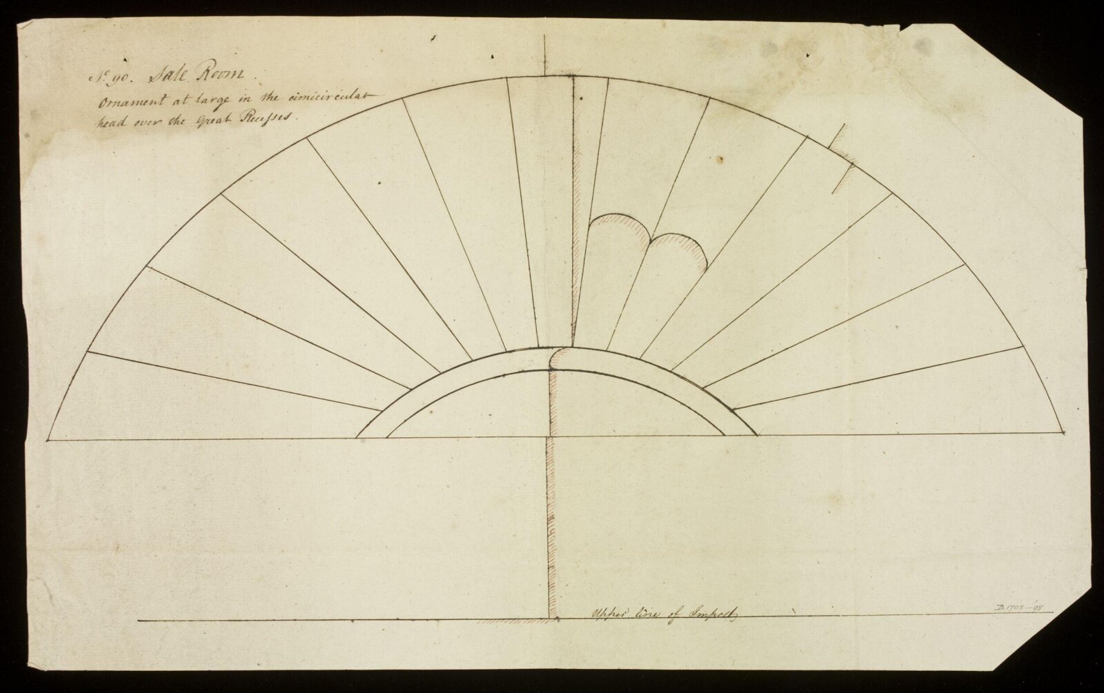 Drawing, Richard Jupp, 1797-98.