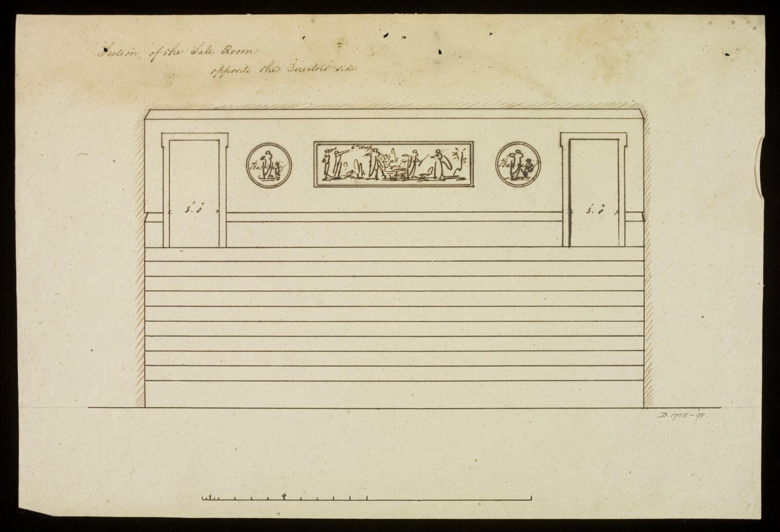 Drawing, Richard Jupp, 1797-98.