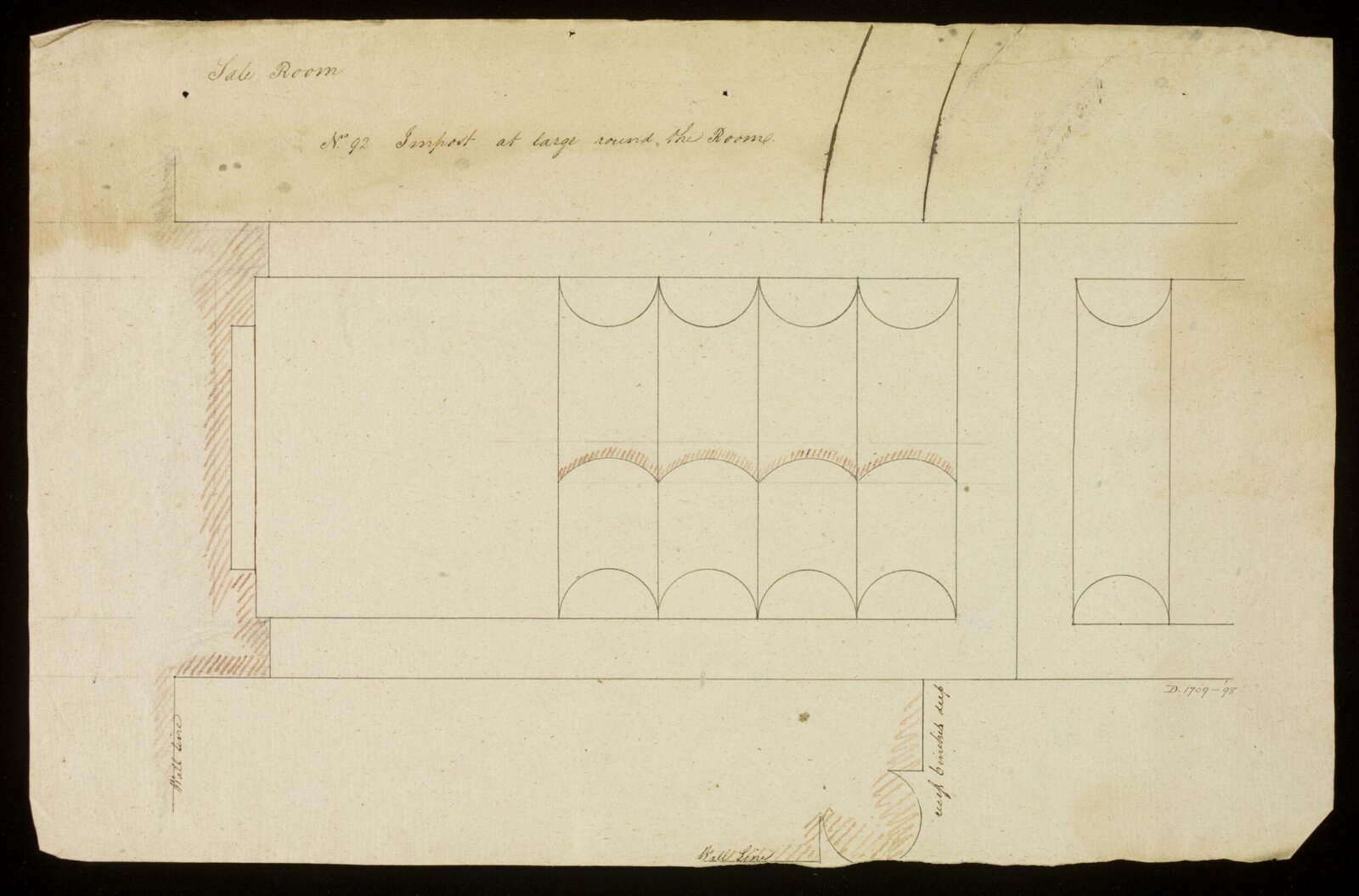 Drawing, Richard Jupp, 1797-98.