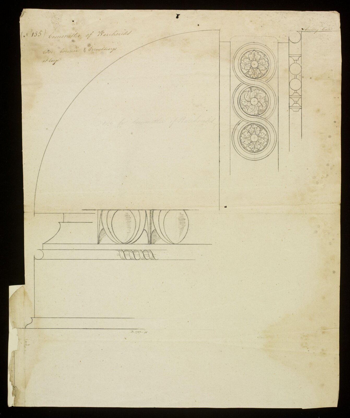 Drawing, Richard Jupp, 1797-98.