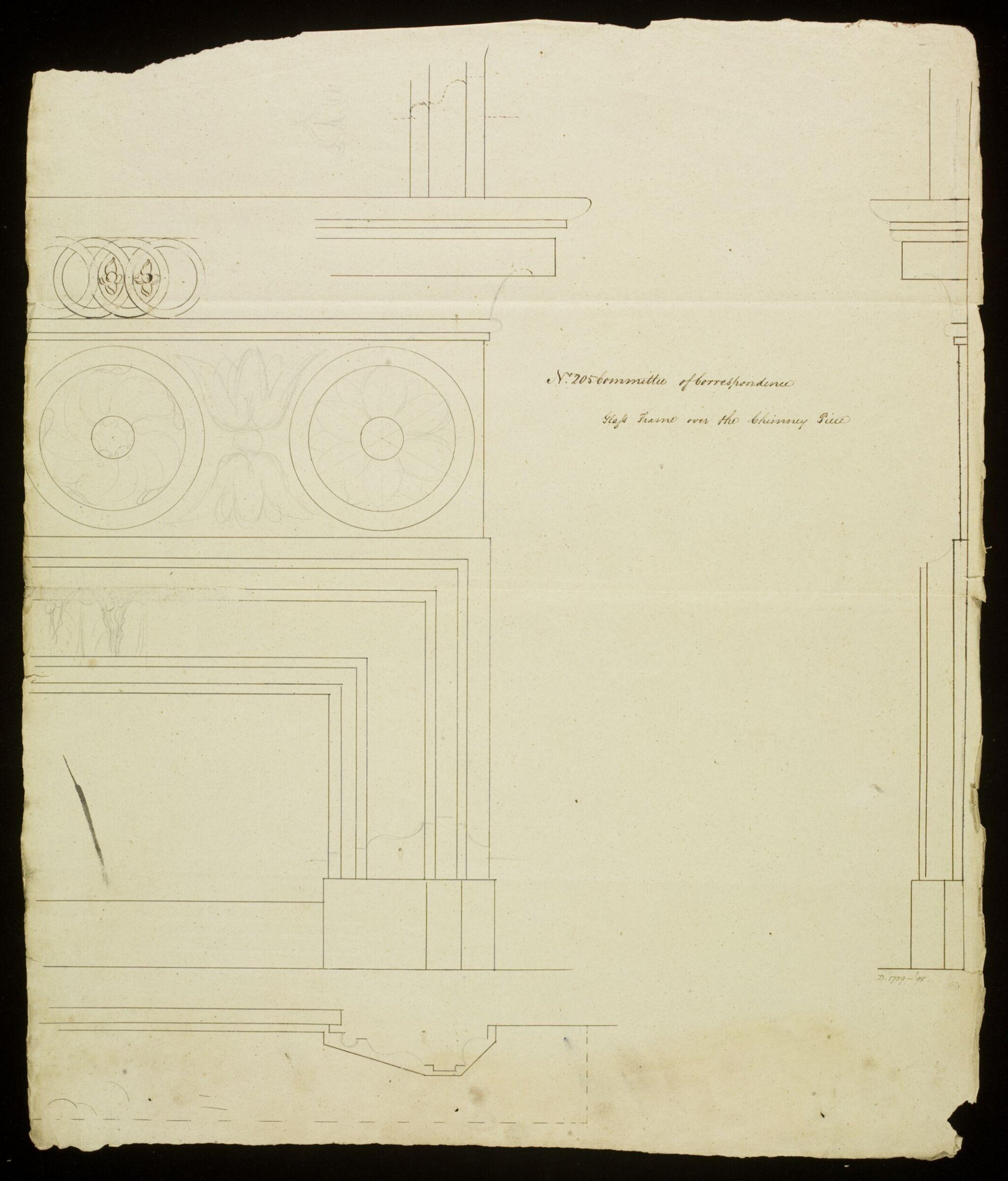 Drawing, Richard Jupp, 1797-98.