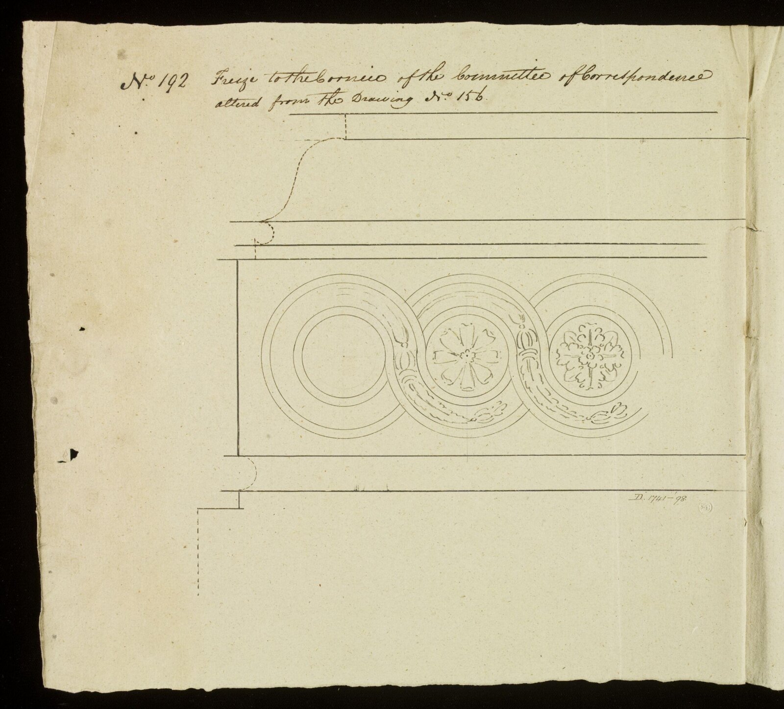 Drawing, Richard Jupp, 1797-98.