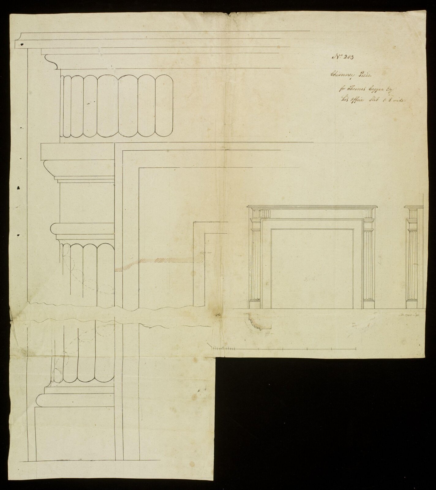 Drawing, Richard Jupp, 1797-98.