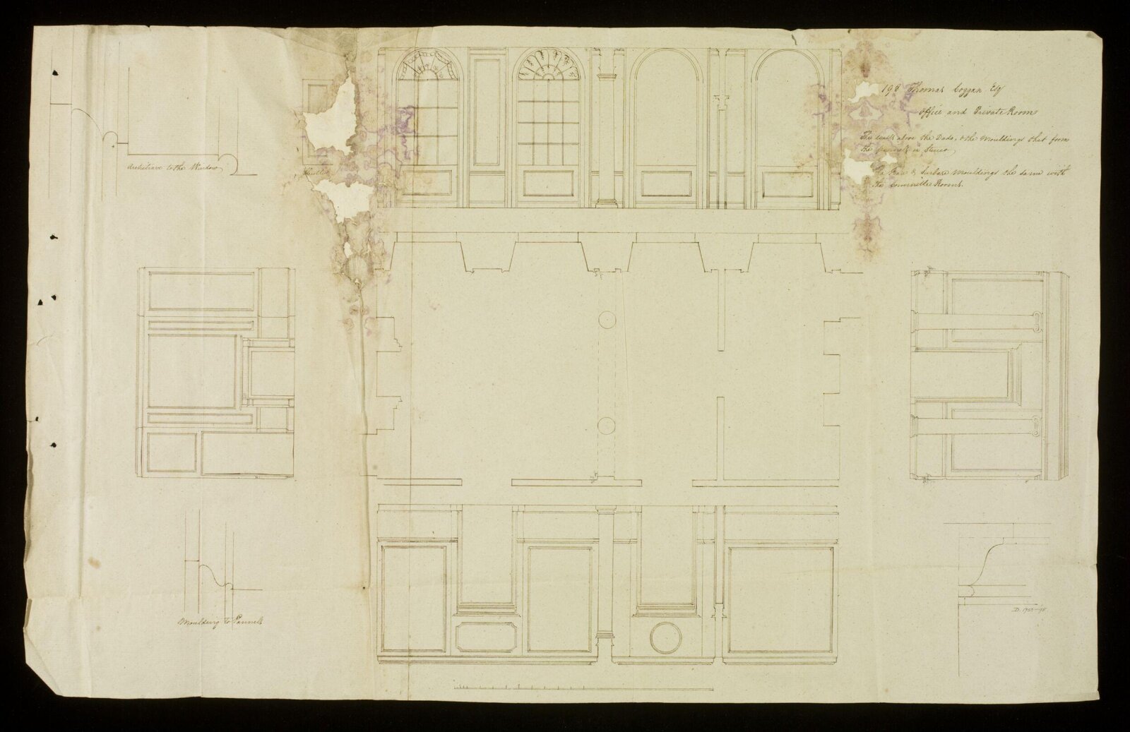Drawing, Richard Jupp, 1797-98.