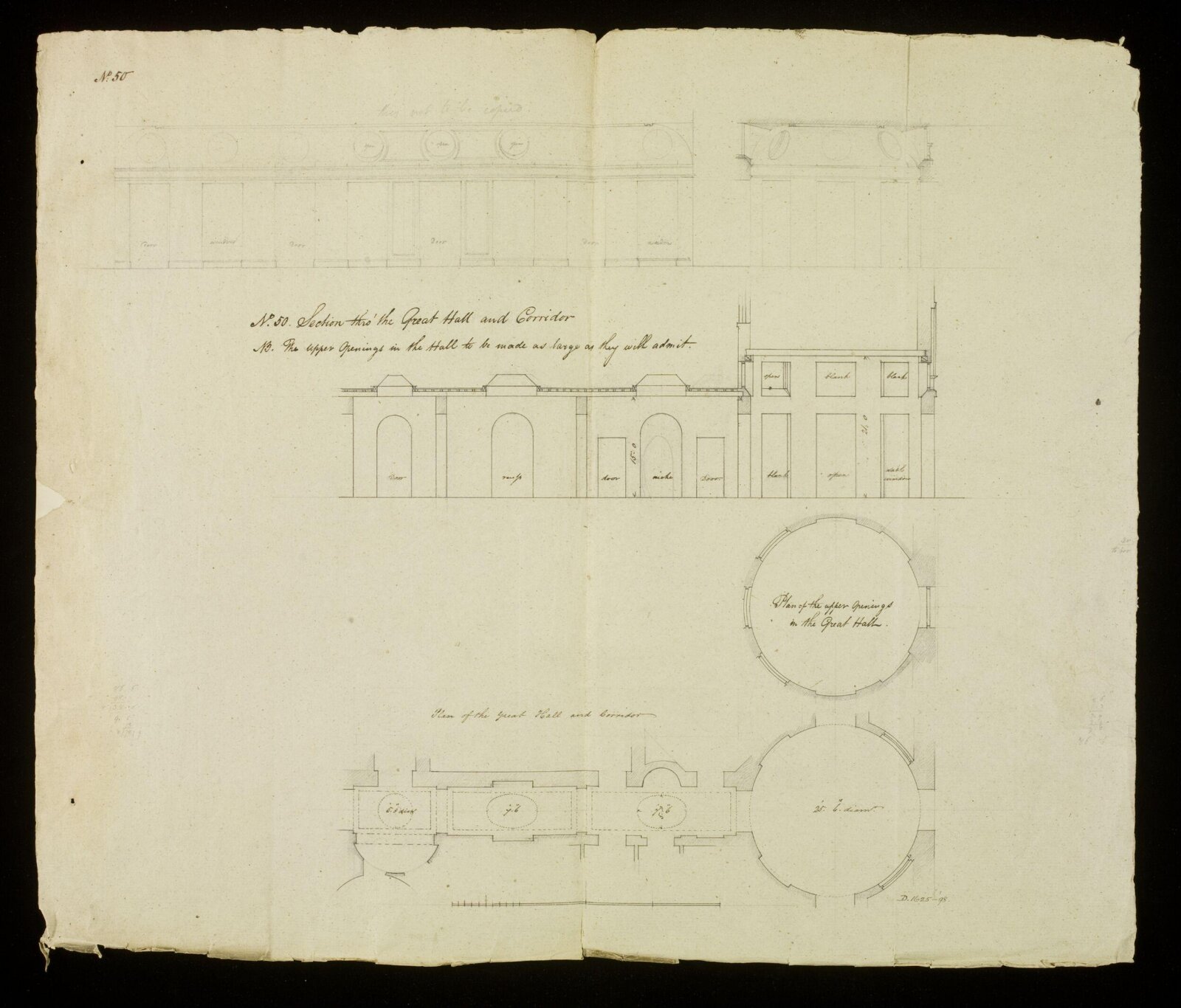 Drawing, Richard Jupp, 1797-98.