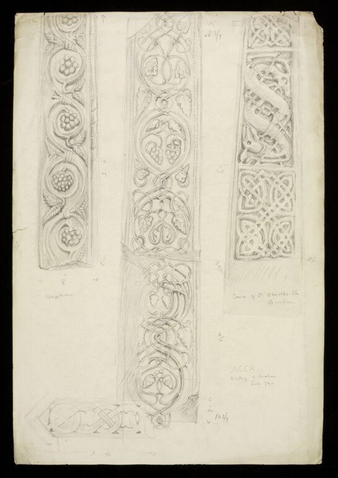 Drawing, W. R. Lethaby, late 19th-early 20th century