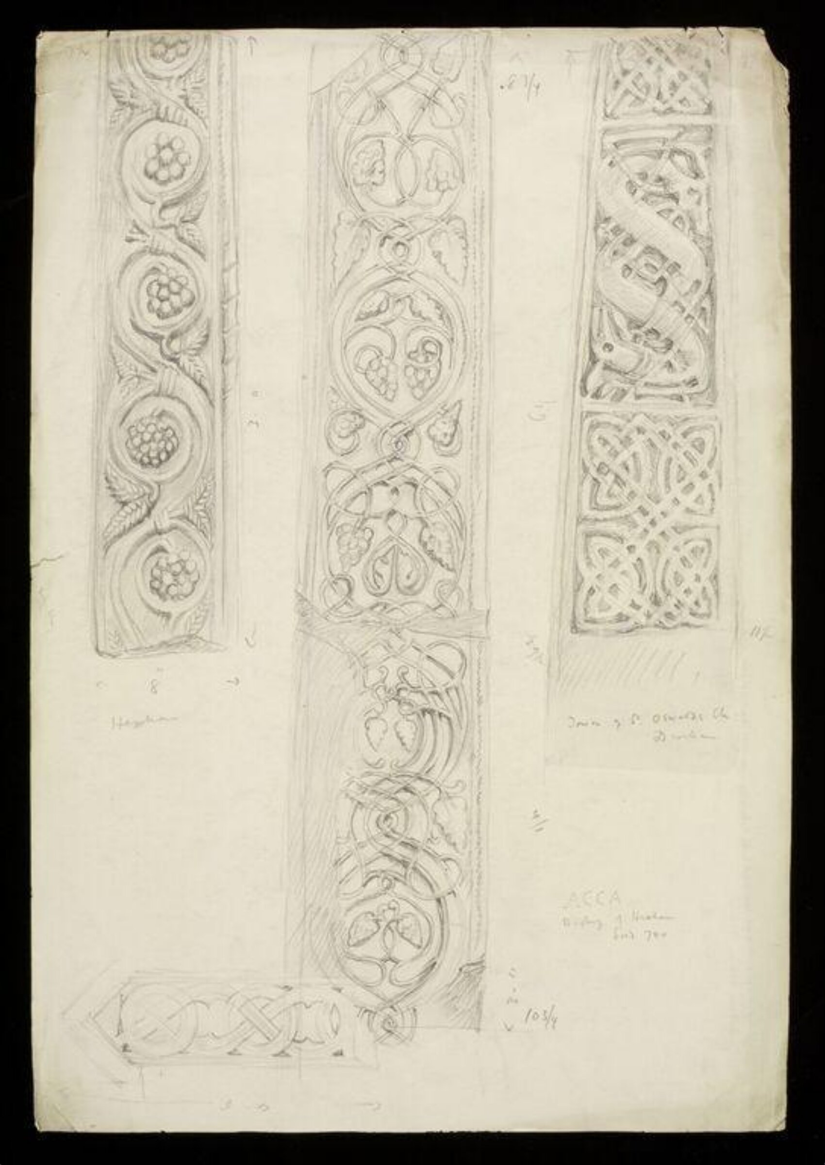 Drawing, W. R. Lethaby, late 19th-early 20th century