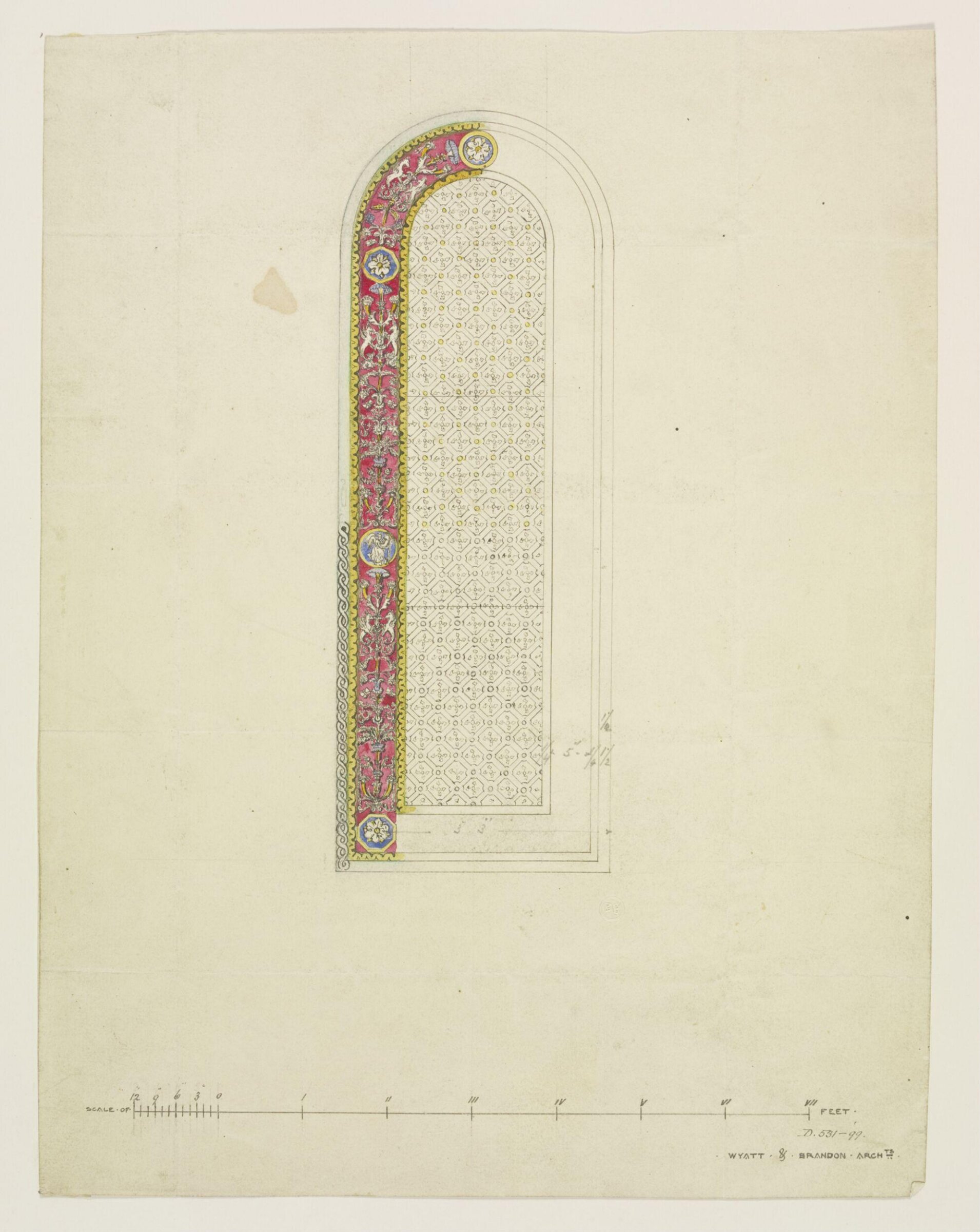 Drawing, Brandon, 1849