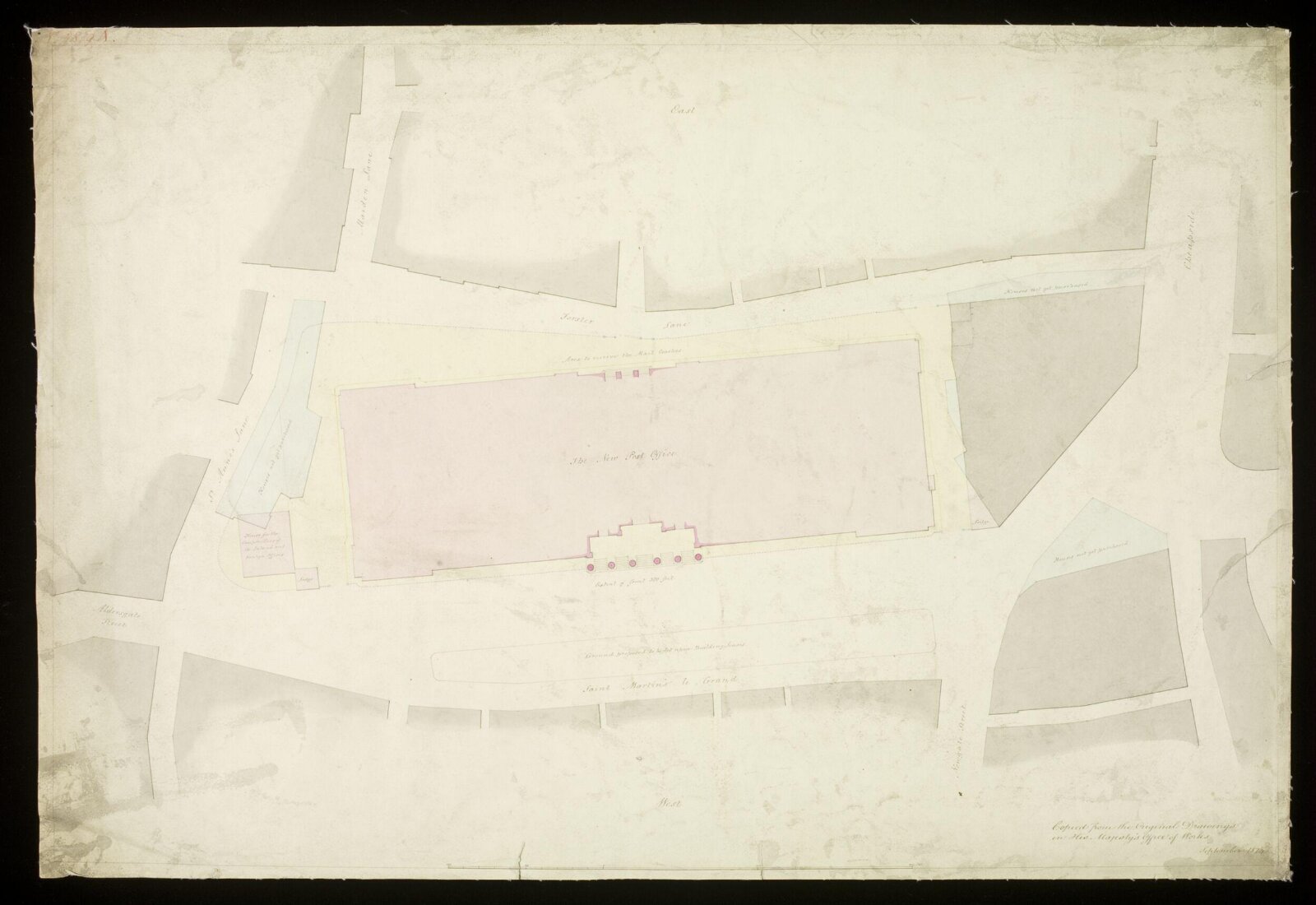 Drawing, Robert Smirke, September 1824