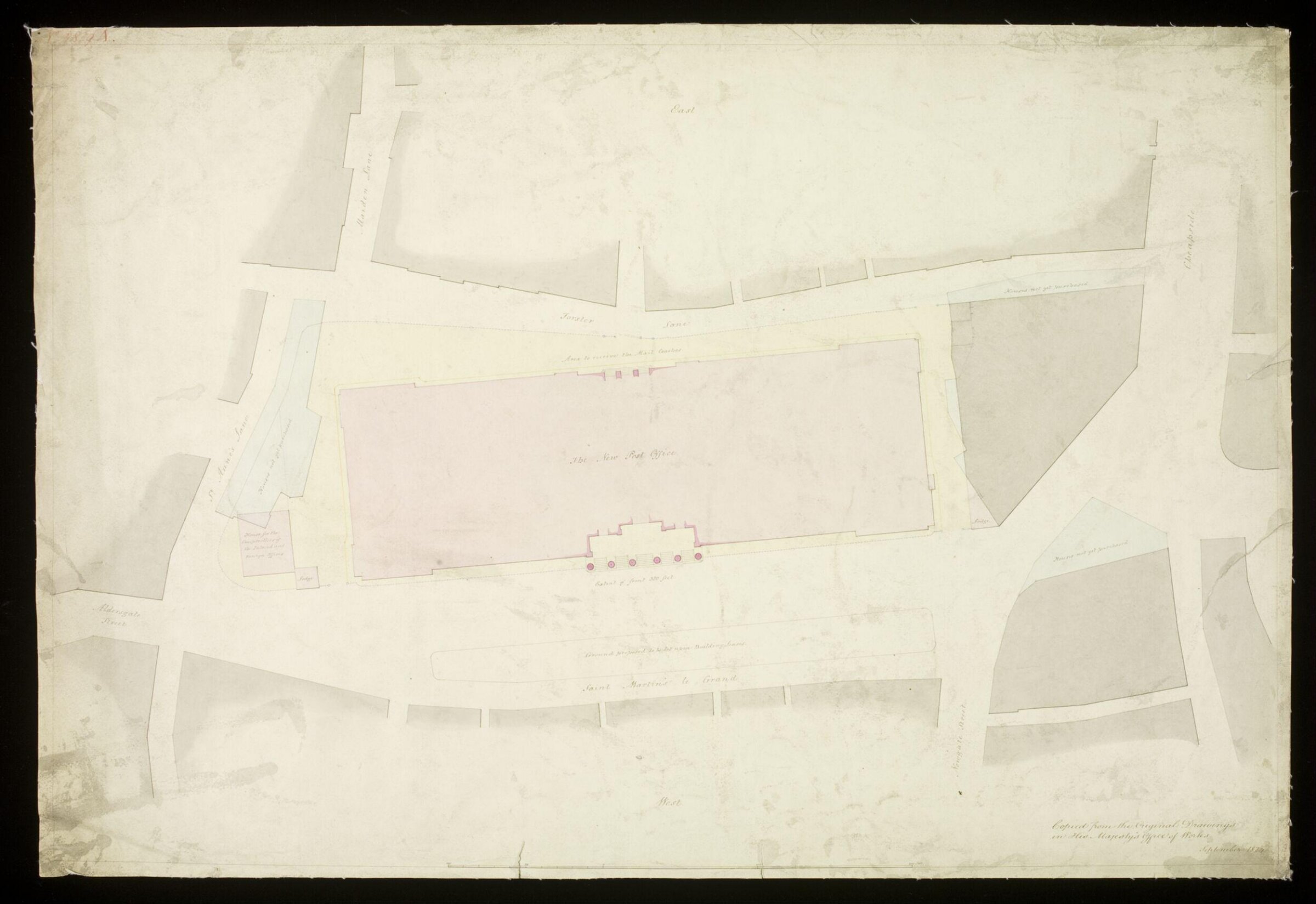 Drawing, Robert Smirke, September 1824