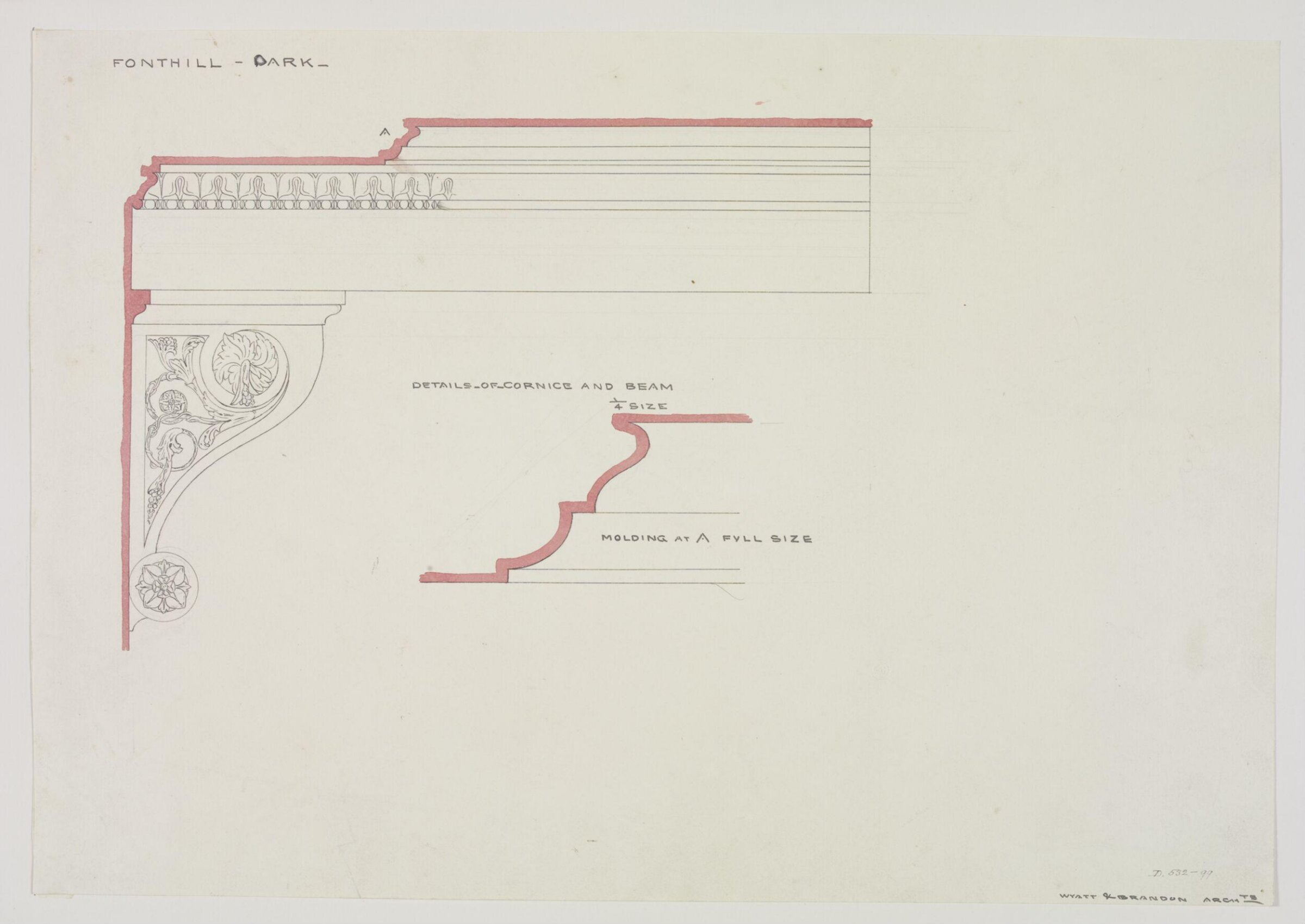 Drawing, Brandon, 1849