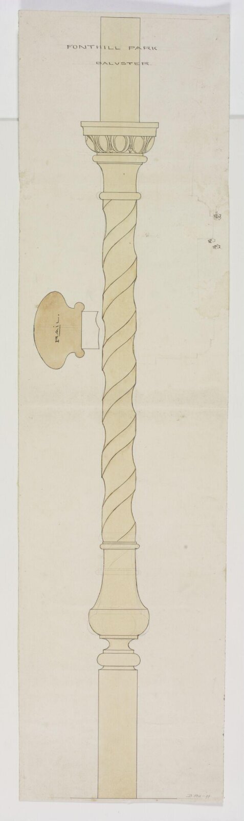 Drawing, Brandon, 1849