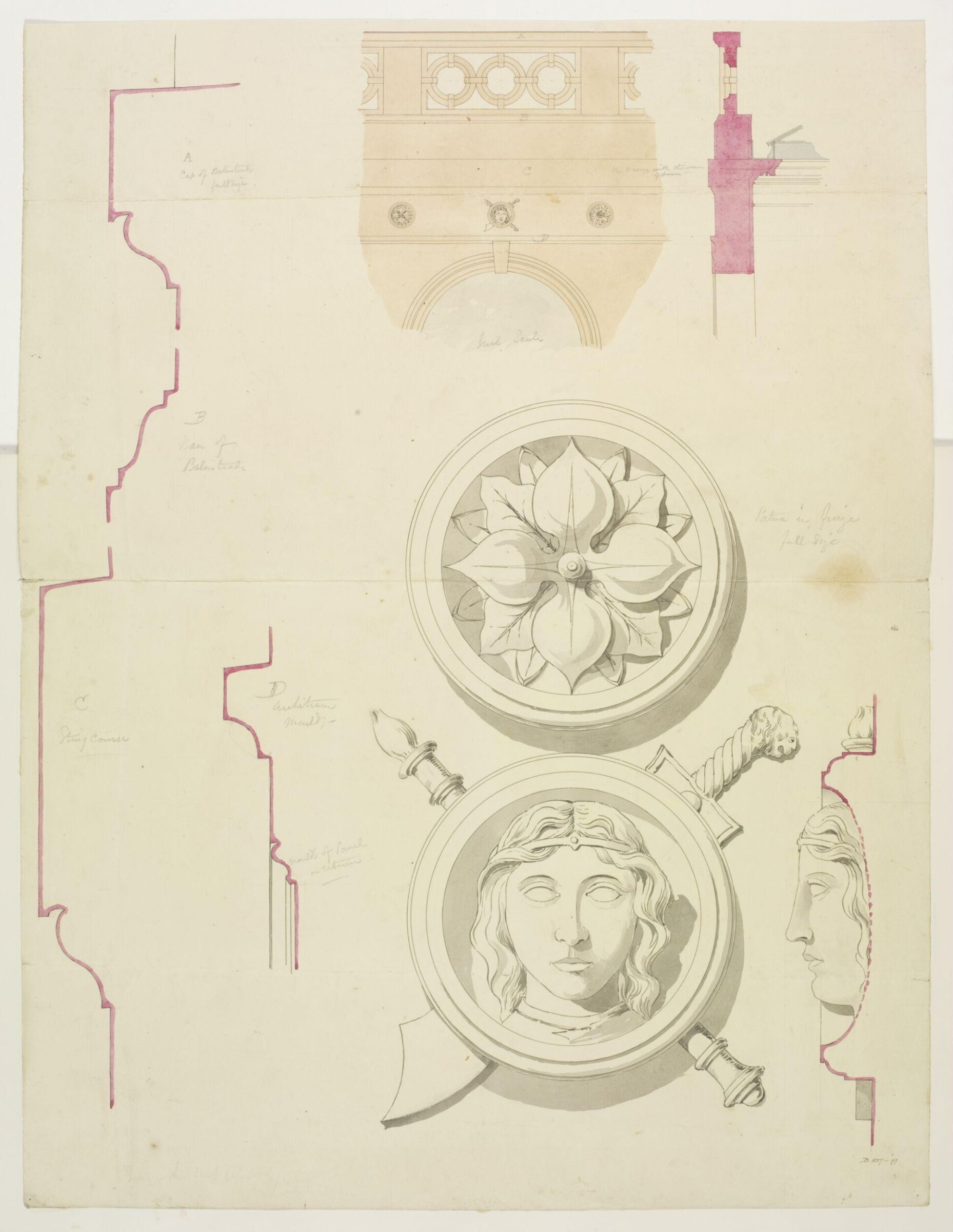 Drawing, Brandon, 1849