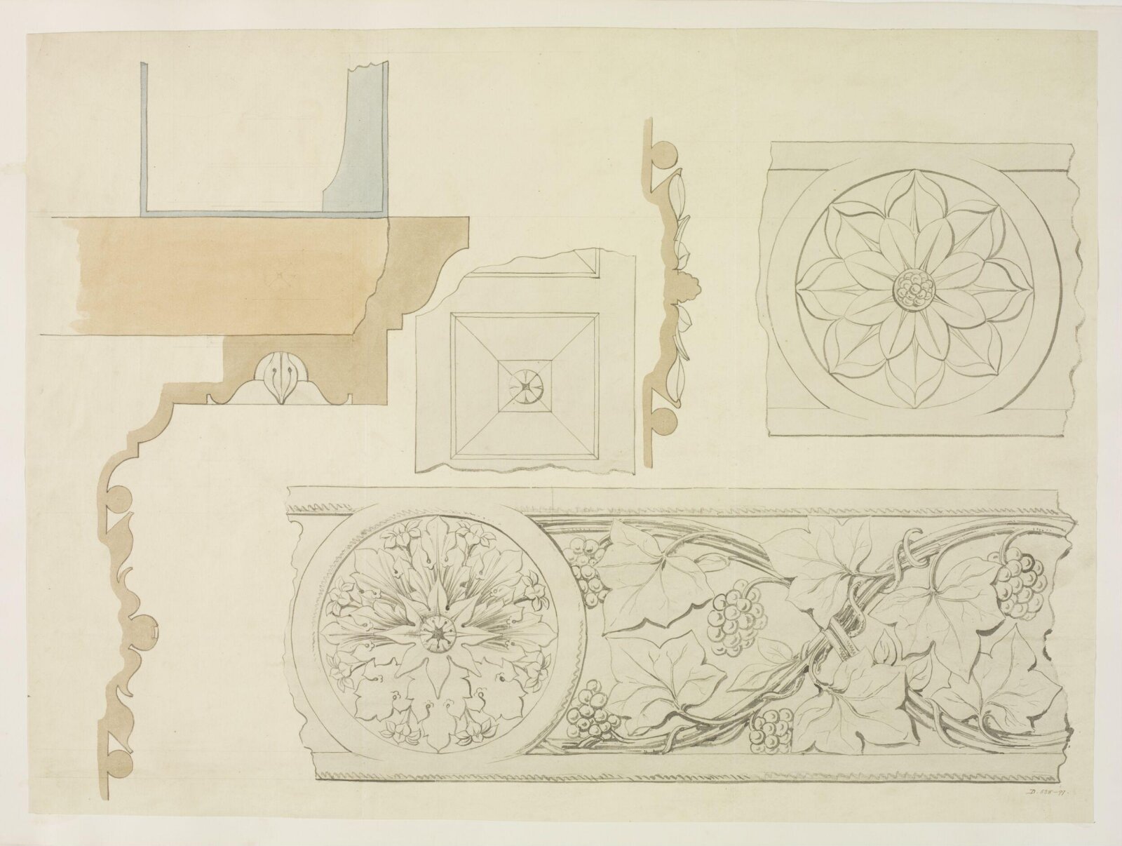 Drawing, Brandon, 1849
