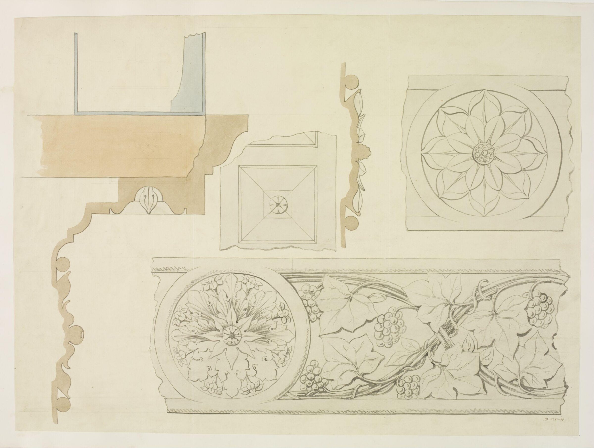 Drawing, Brandon, 1849