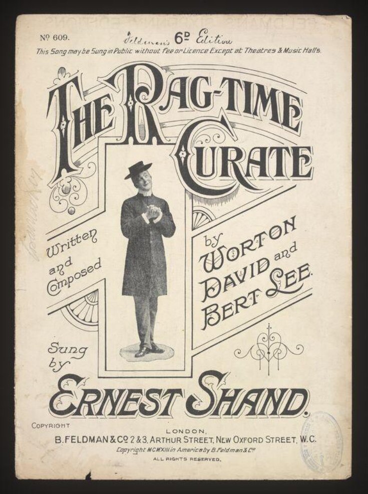 The Rag-Time Curate top image