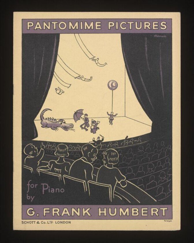 Pantomine Pictures: Little Suite for Piano (1935) by Jean Humbert