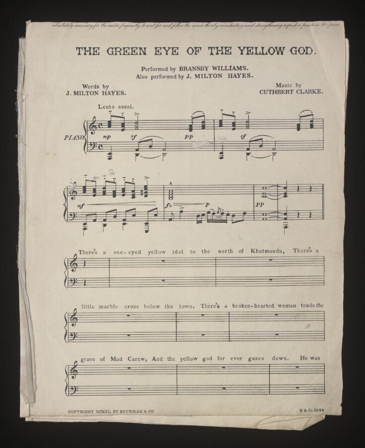 The Green Eye of the Yellow God image