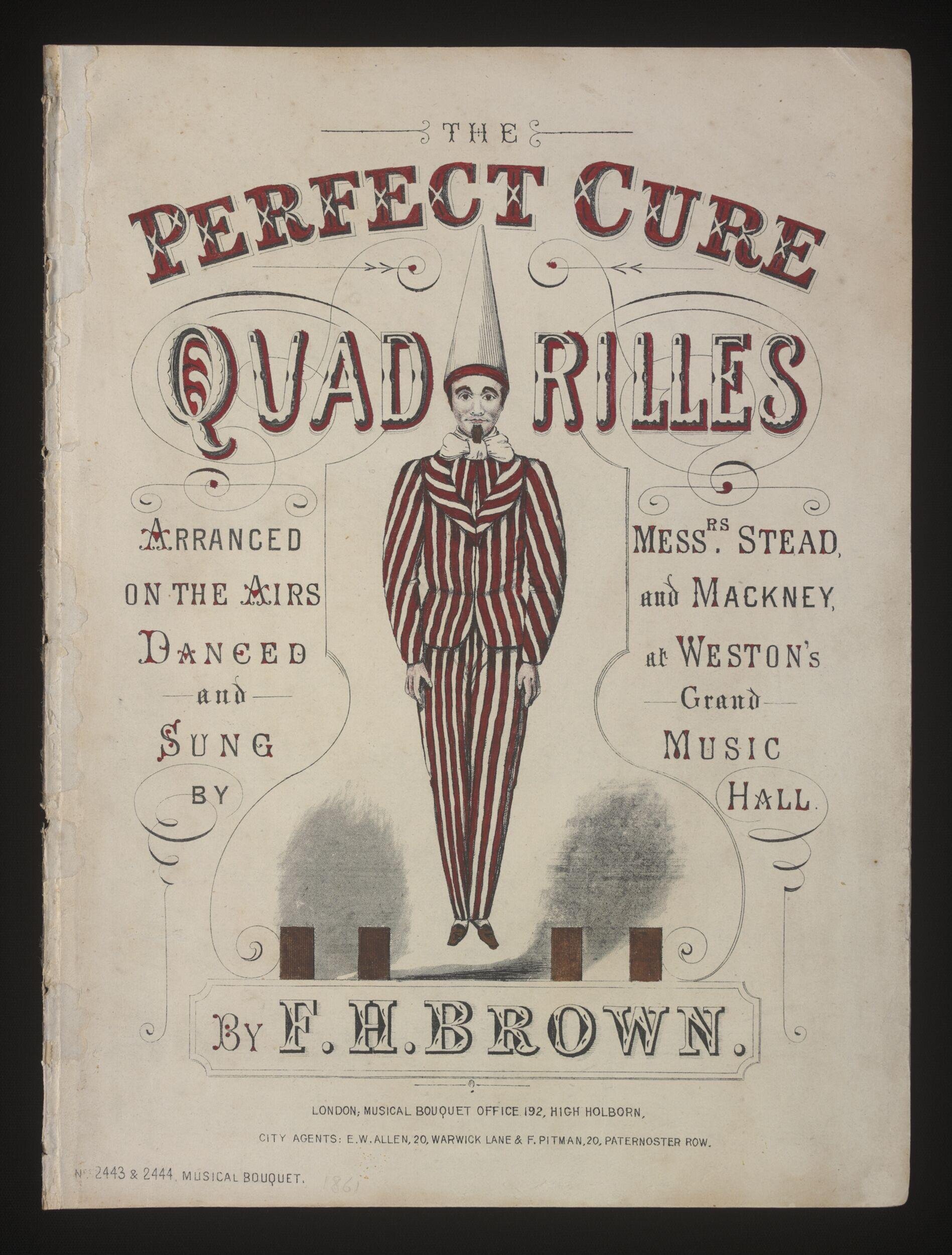The Perfect Cure Quadrilles by Brown, F. H.