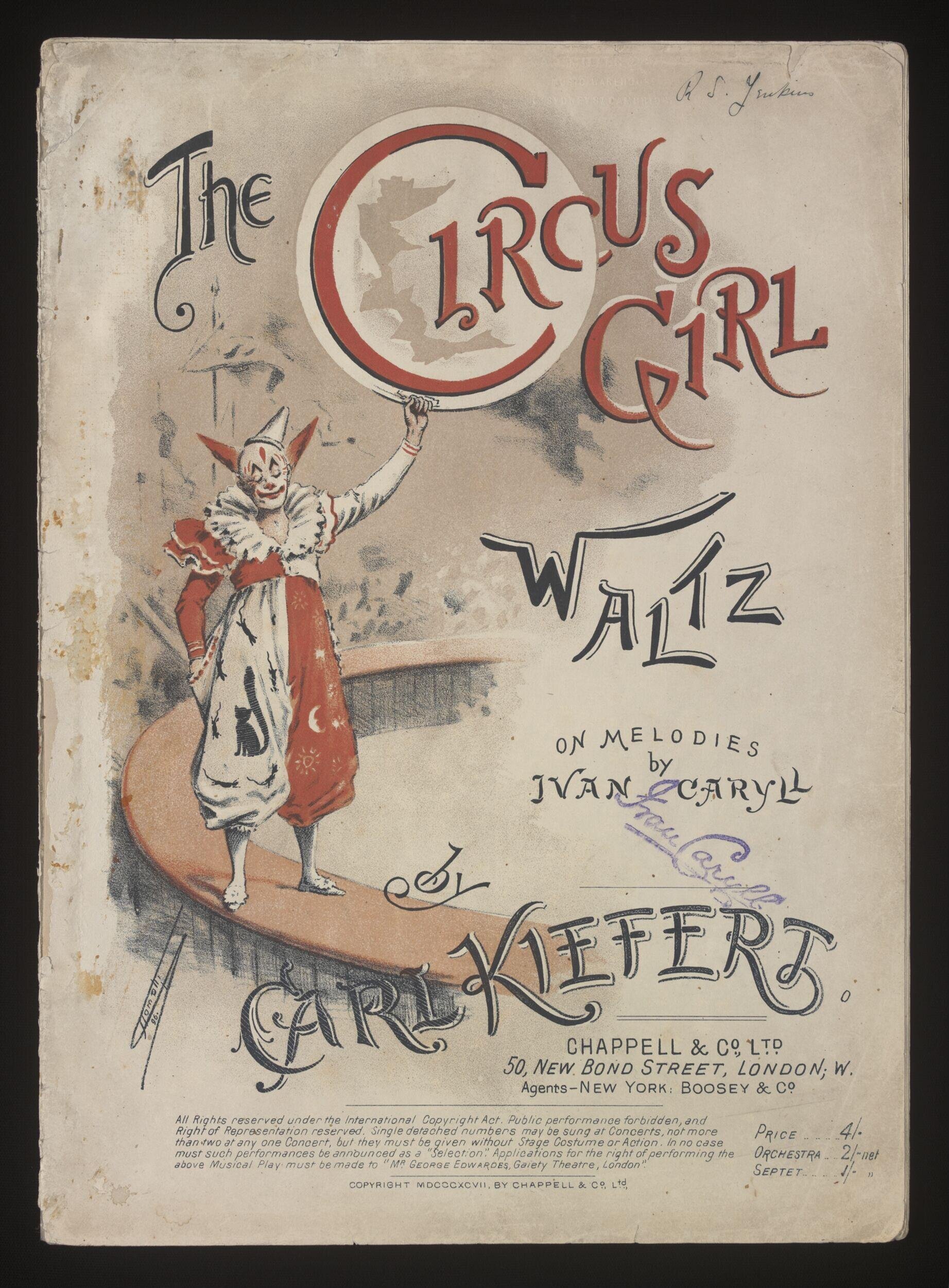 The Circus Girl by Kieffert, Carl