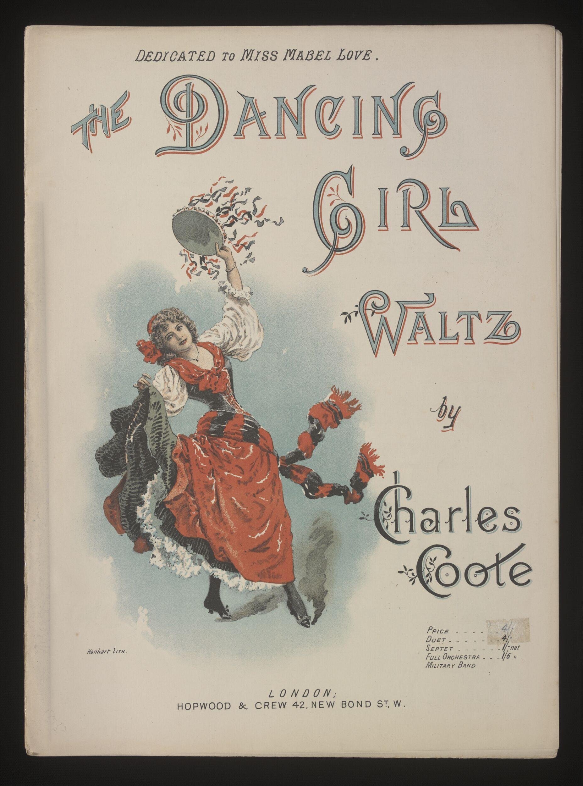 The Dancing Girl Waltz by Coote, Charles