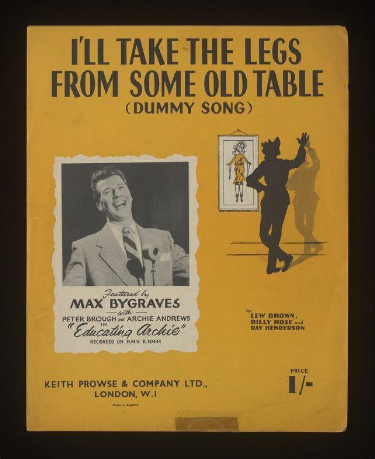 I'll Take The Legs From Some Old Table (Dummy Song) top image