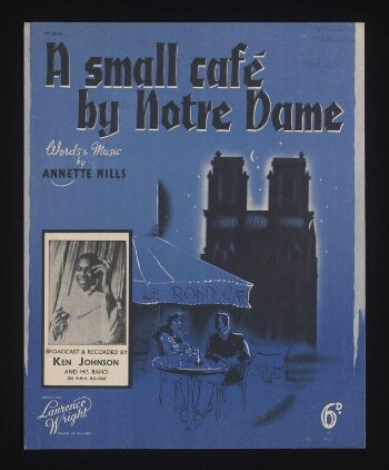 A Small Café by Notre Dame