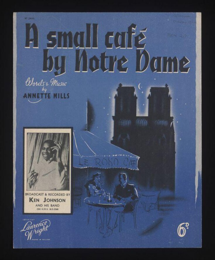 A Small Café by Notre Dame image