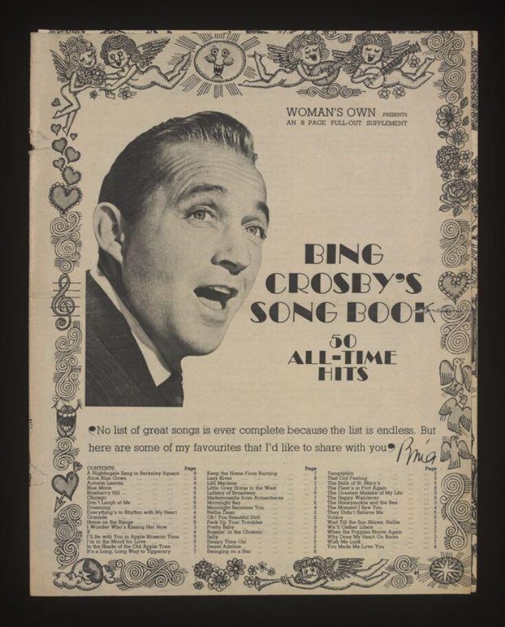 Bing Crosby's Song Book: 50 All-Time Hits top image