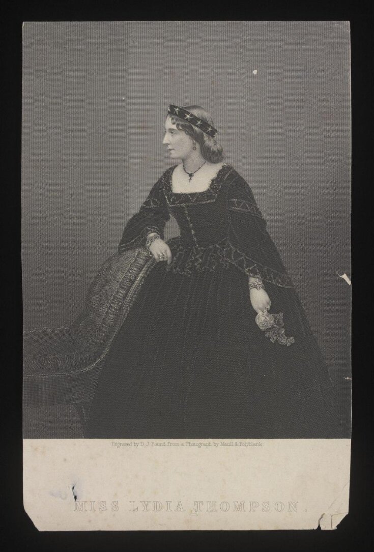 Portrait of Miss Lydia Thompson image