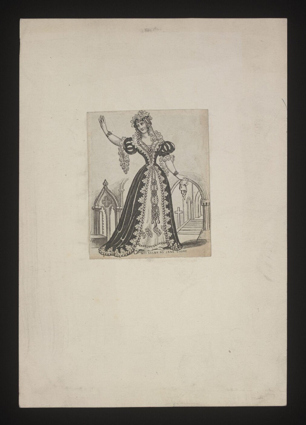 unknown, Portrait of Miss Selby as Jane Shore