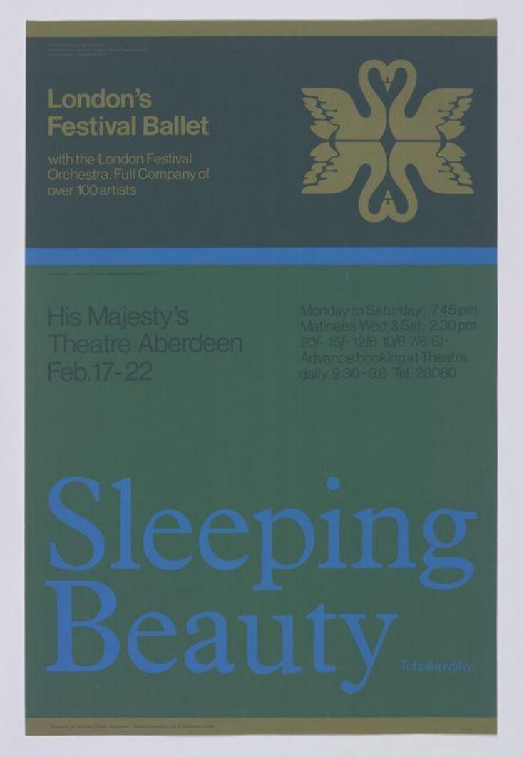 London Festival Ballet Poster top image