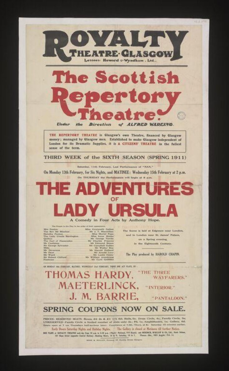 The Adventure of Lady Ursula poster top image