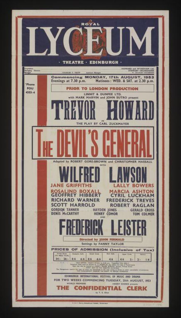 The Devil's General poster image