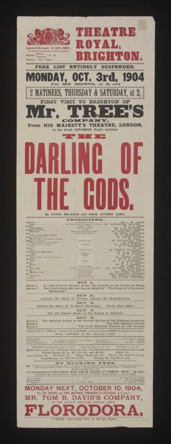 Darling of the Gods poster