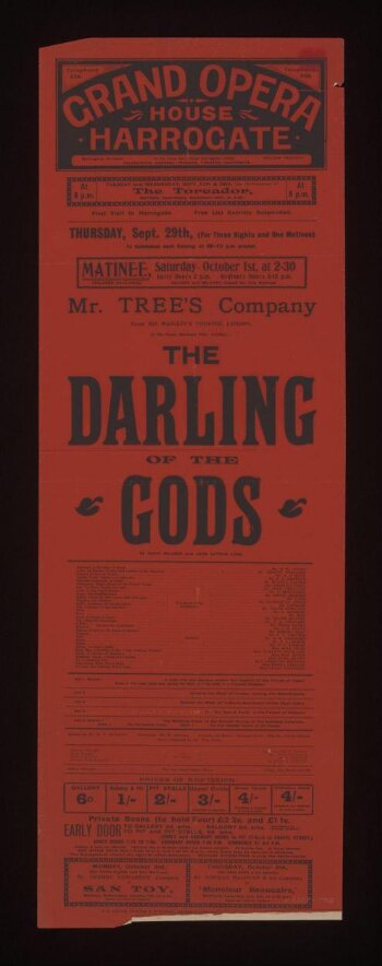 The Darling of the Gods poster